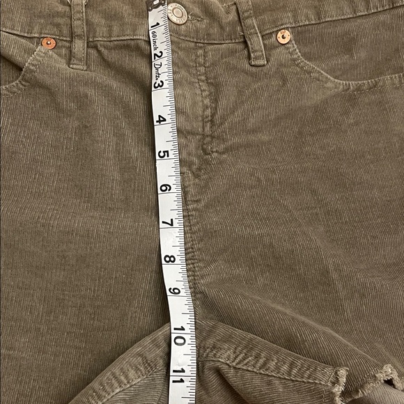GAP Women's Light Green Jean Shorts Corduroy Women Size 8 - Picture 8 of 8